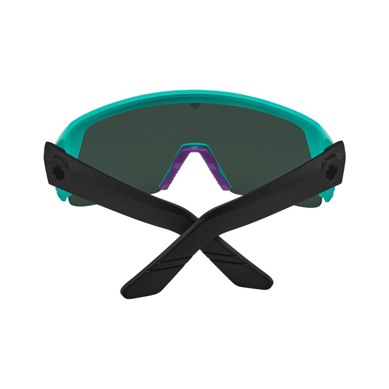 SPY MONOLITH 5050 MATTE TEAL SUNGLASSES w/ HAPPY GRY GRN PNK SPEC MRR