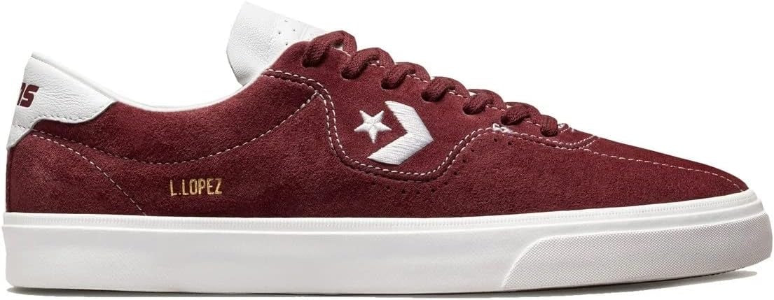 CONVERSE MENS LOUIE LOPEZ PRO SHOE OX DEEP BORDEAUX / WHITE