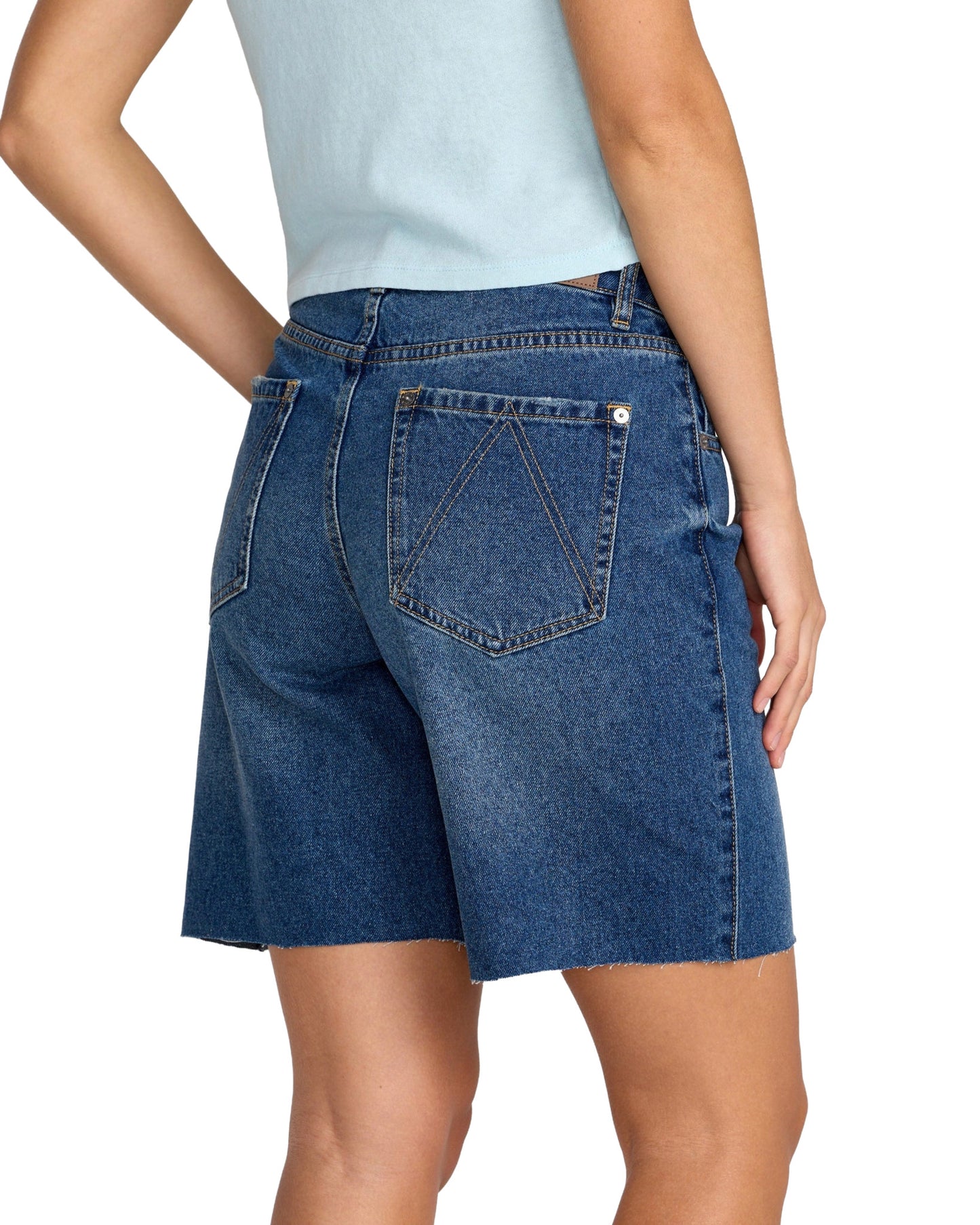 RVCA WMNS LONG BEACH JORT SHORTS SP26 HARBOR BLUE