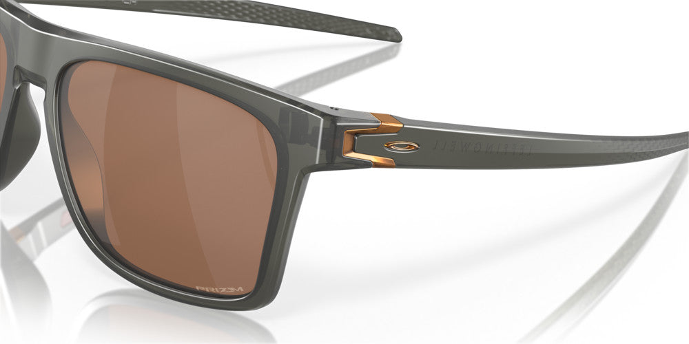OAKLEY LEFFINGWELL MATTE GRY SMOKE SUNGLASSES w/ PRIZM TUNG LENS