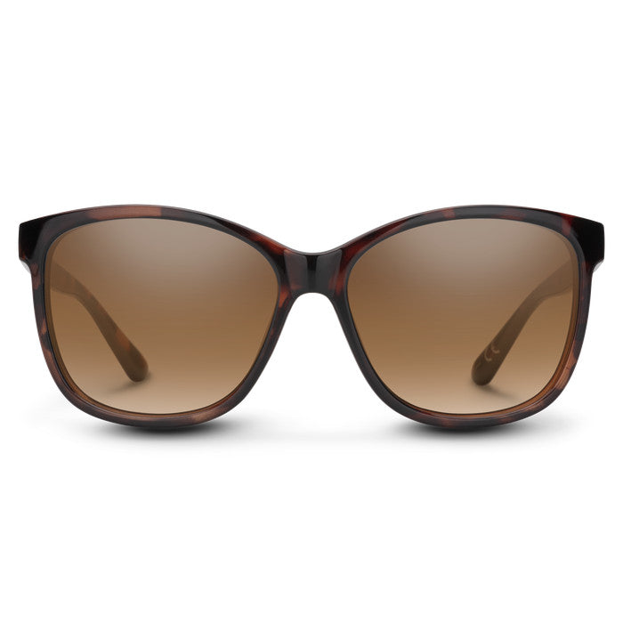 SUNCLOUD SASHAY TORT SUNGLASSES w/ BRN GRAD PLR LENS