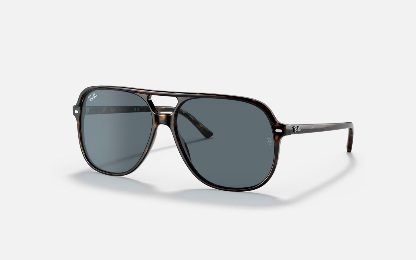 RAY-BAN BILL SUNGLASSES HAVANA w/ BLUE