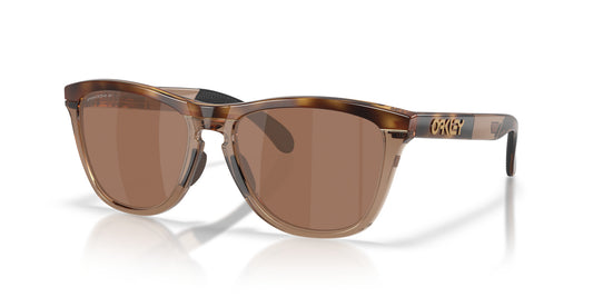 OAKLEY FROGSKINS RANGE XL BROWN TORT SUNGLASSES w/ PRIZM TNGSTN PLR
