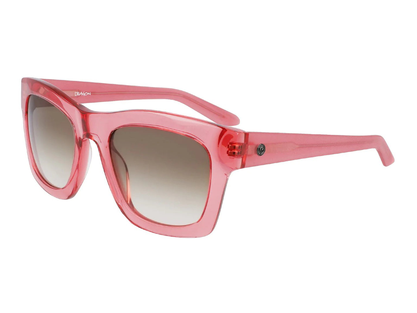 DRAGON WAVERLY ROSE CRYSTAL SUNGLASSES w/ LL BROWN GRAD LENS