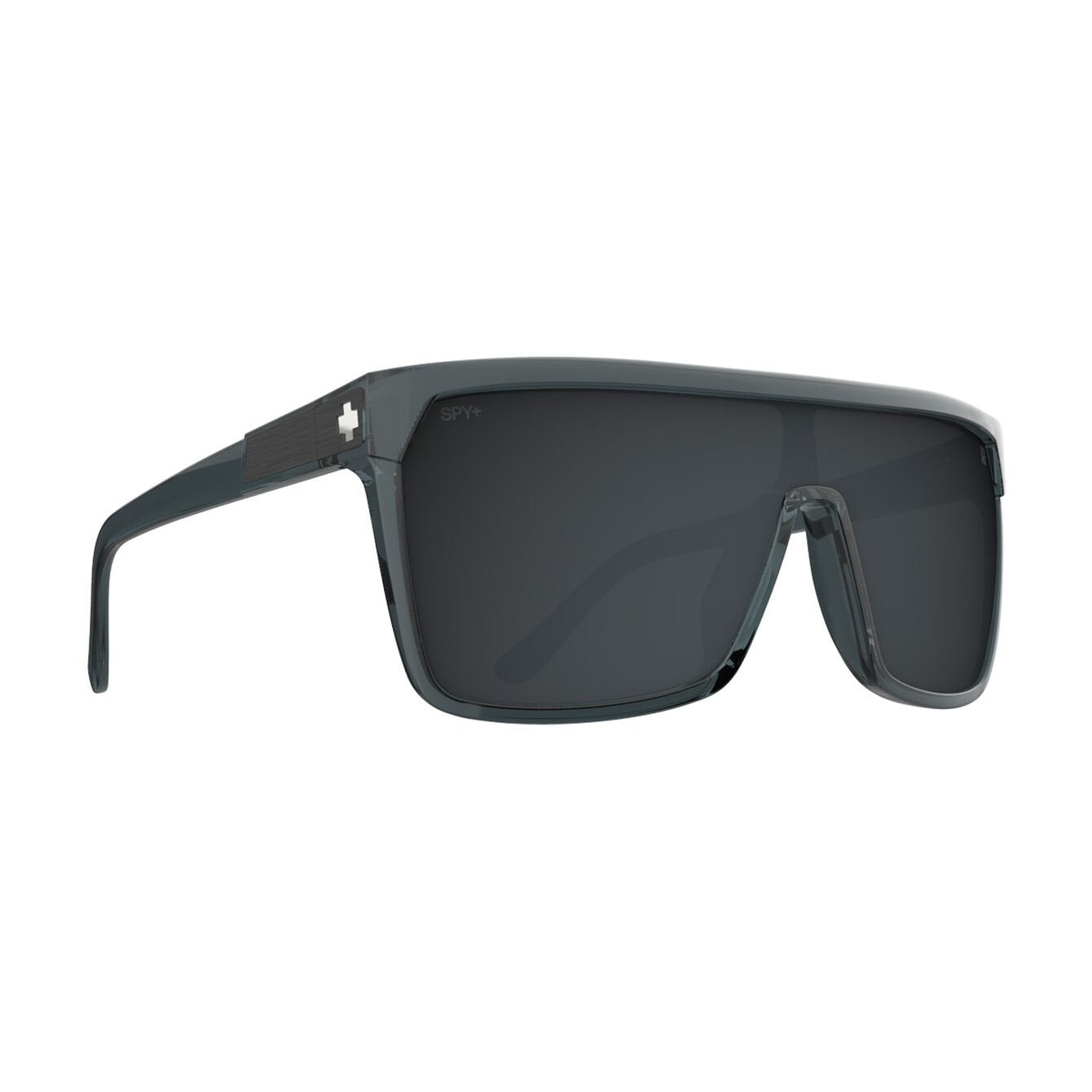 SPY FLYNN TRANSLUCENT GUNMETAL SUNGLASSES w/ HAPPY GRAY GUNMETAL MRR