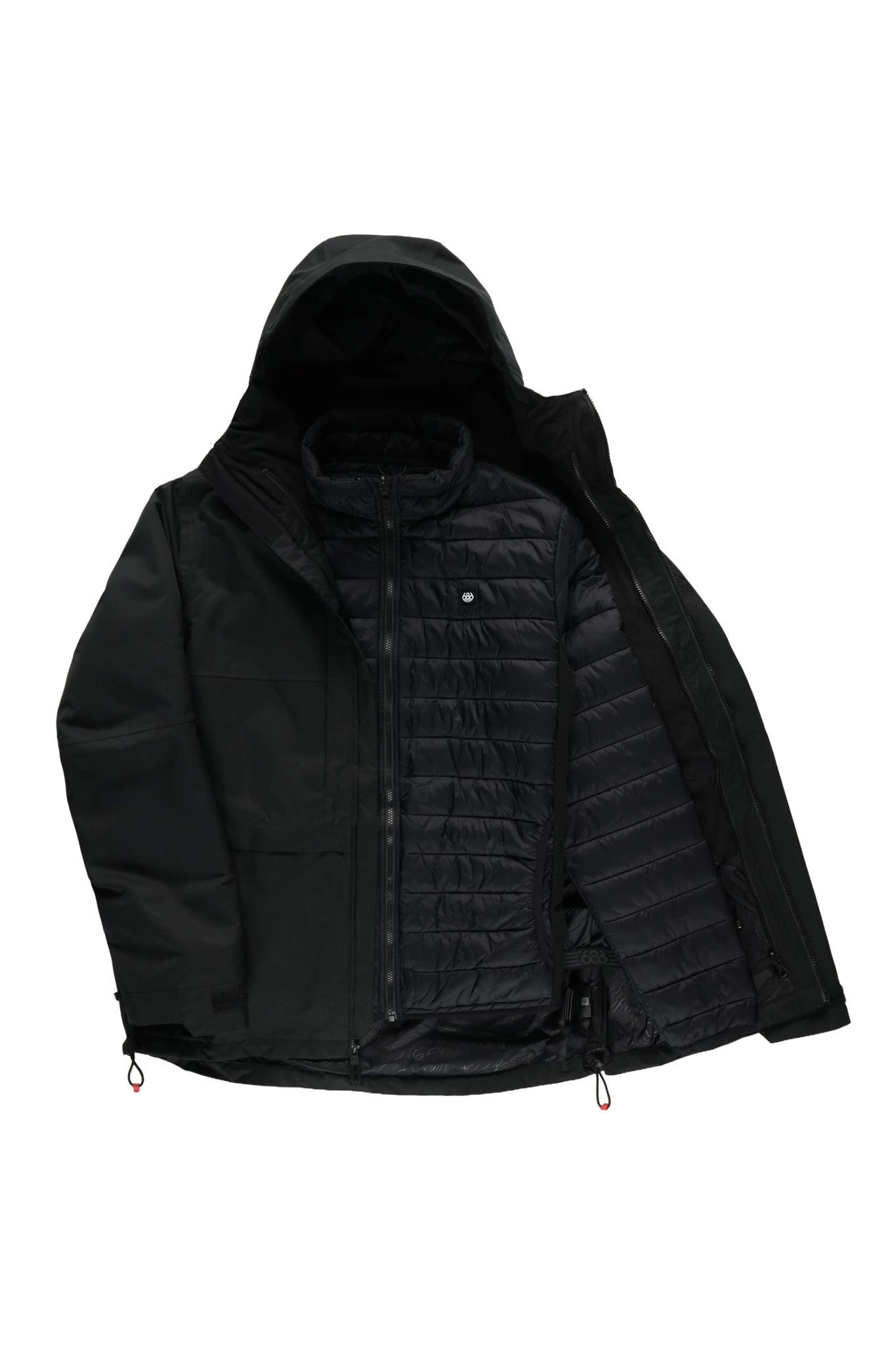 2026 686 SMARTY 3-IN-1 FORM JACKET BLACK