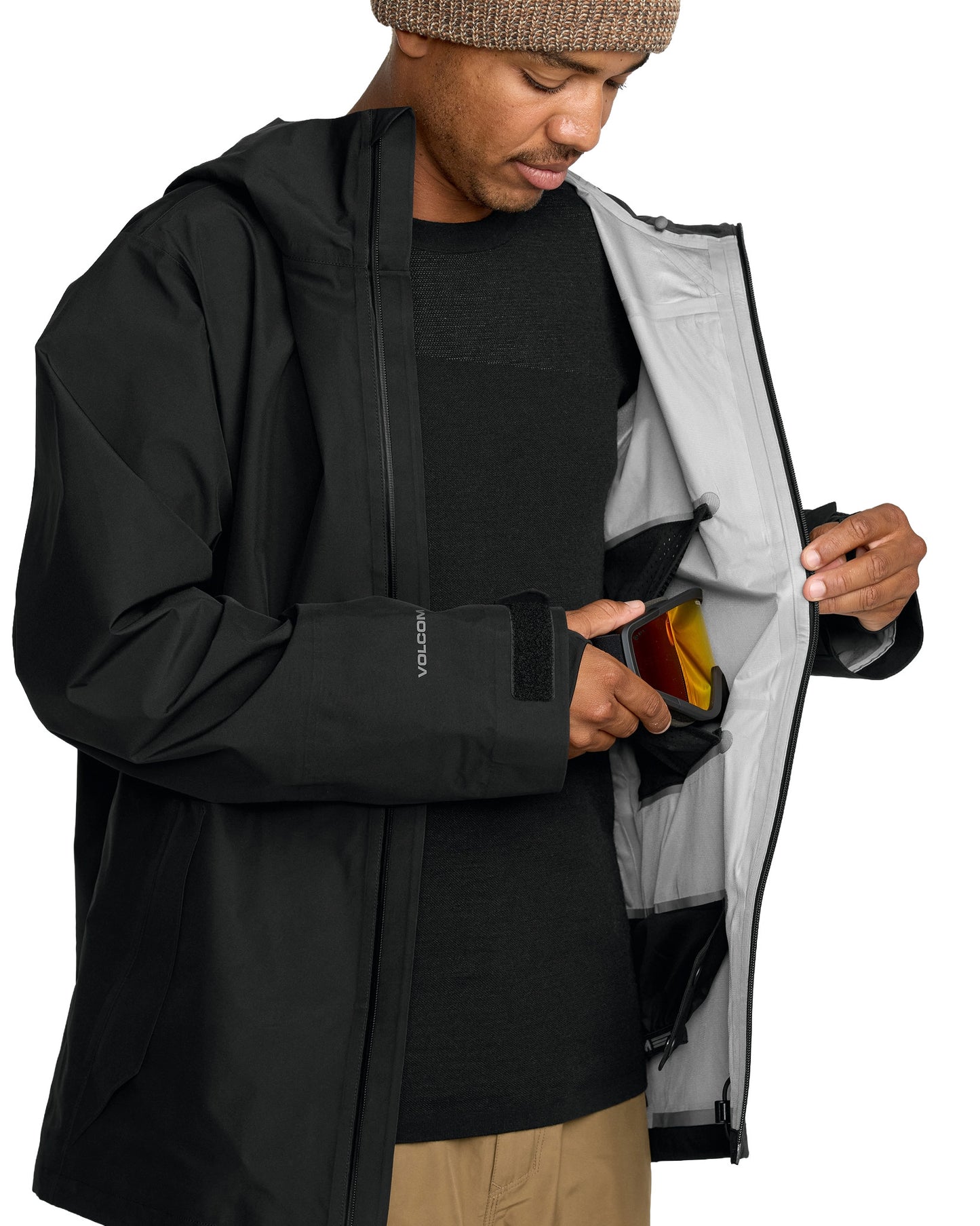 2026 VOLCOM TESTER 3L GORE-TEX JACKET BLACK
