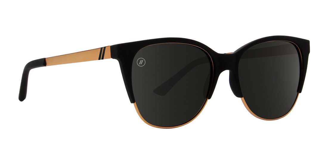 BLENDERS STARLET SUNGLASSES AMERICANO w/ BLACK / GREY POLARIZED