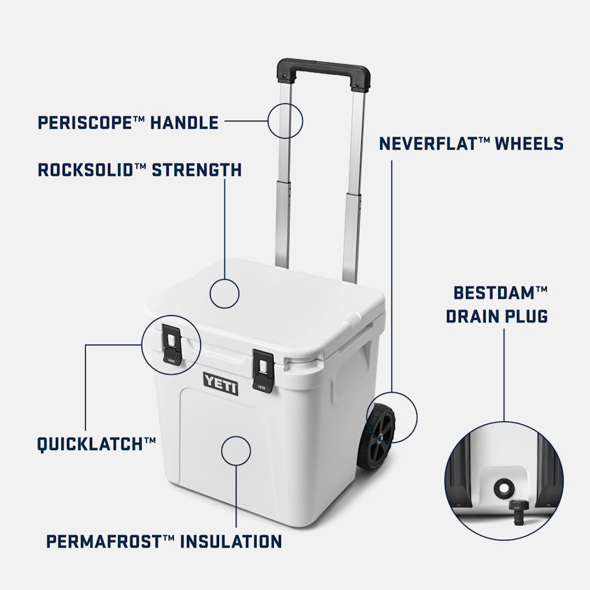 YETI ROADIE 48 HARD COOLER WHITE
