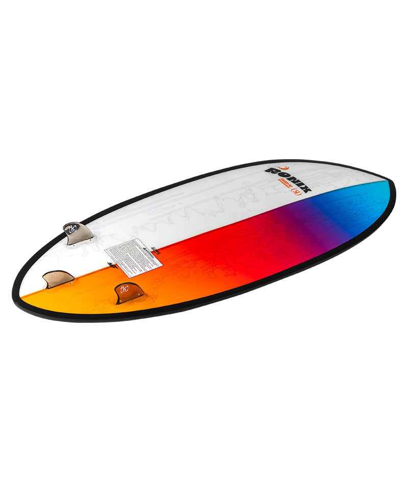2026 RONIX STANDARD CORE SKIMMER WAKESURF BOARD - SKYSCRAPE BLUE/RED