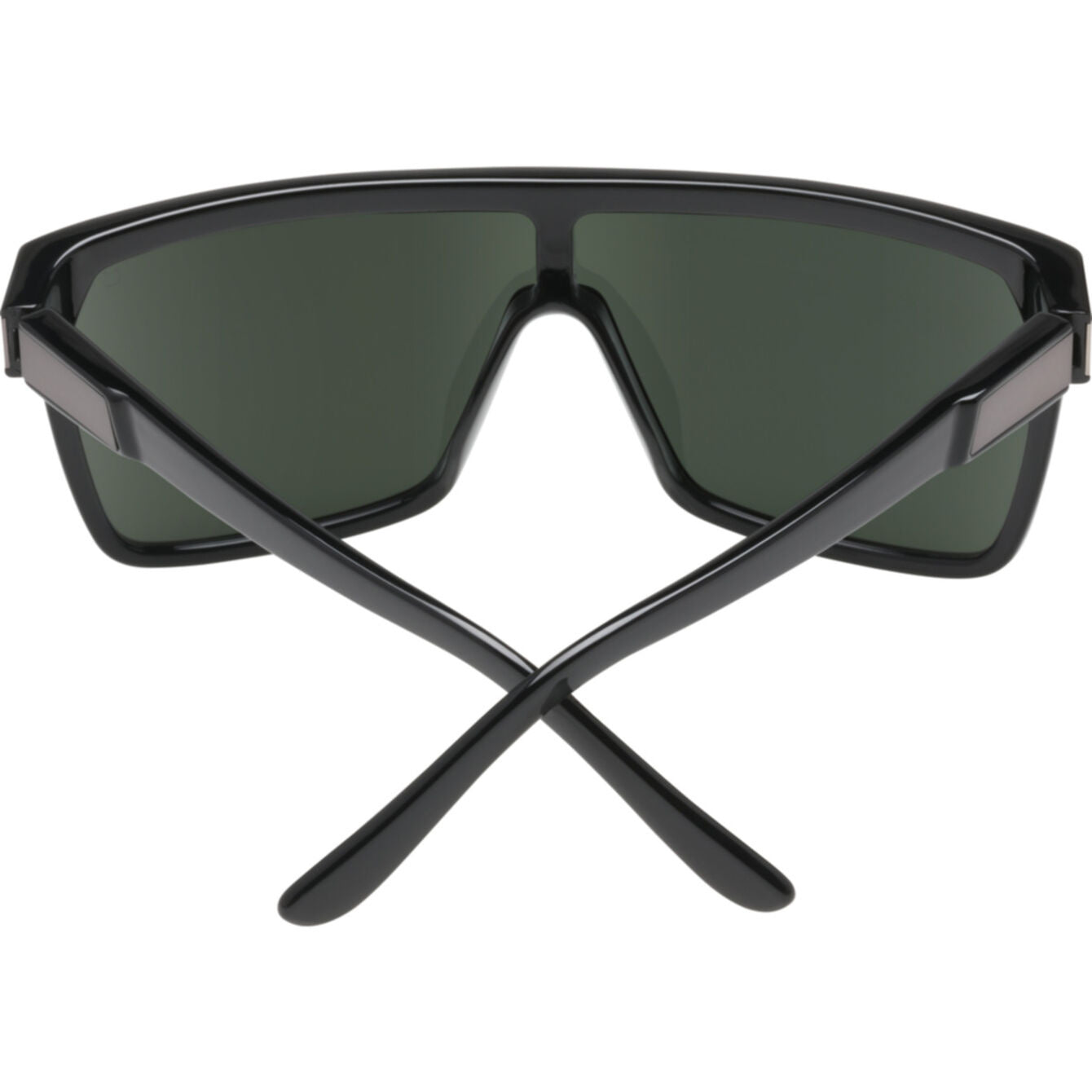 PLX SPY FLYNN MATTE BLACK SUNGLASSES w/ HAPPY GRY GRN