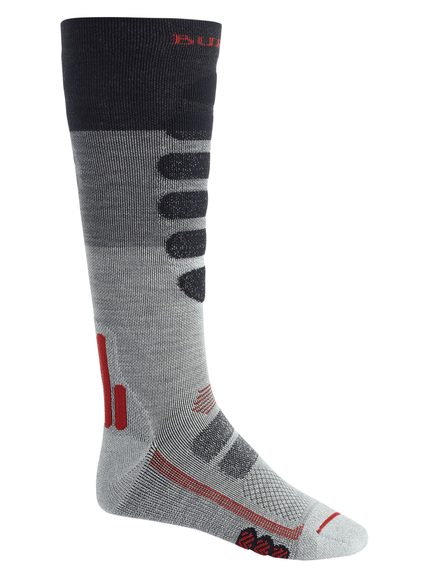 2026 BURTON PRFMNC + LTWT CMPRSN SOCKS GRY HTHR