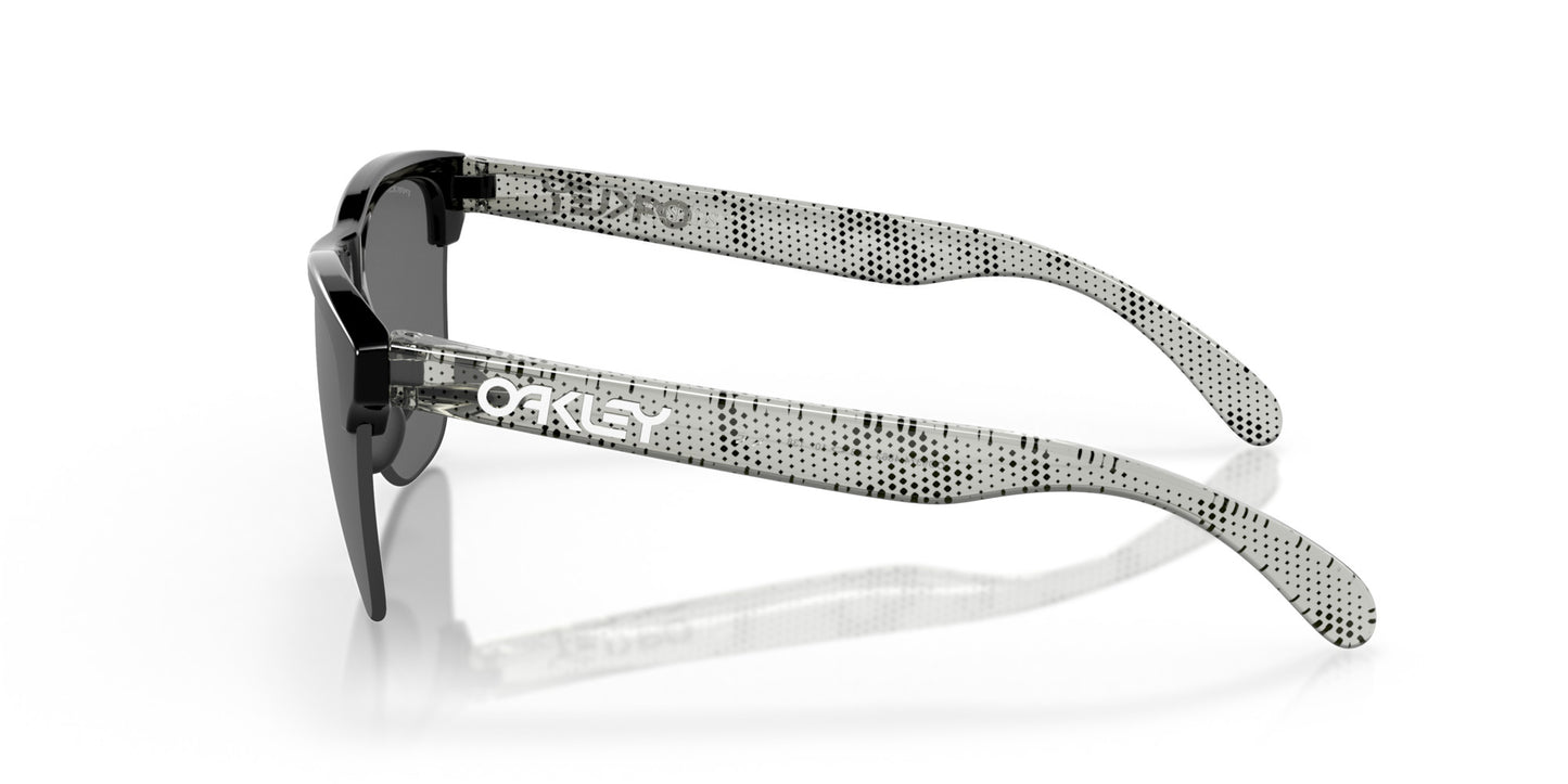 OAKLEY FROGSKINS LITE POLISHED BLK SUNGLASSES w/ PRIZM BLK LENS