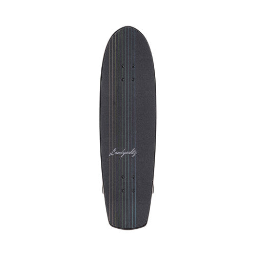 LANDYACHTZ BUTTER BLACK LINES COMPLETE LONGBOARD