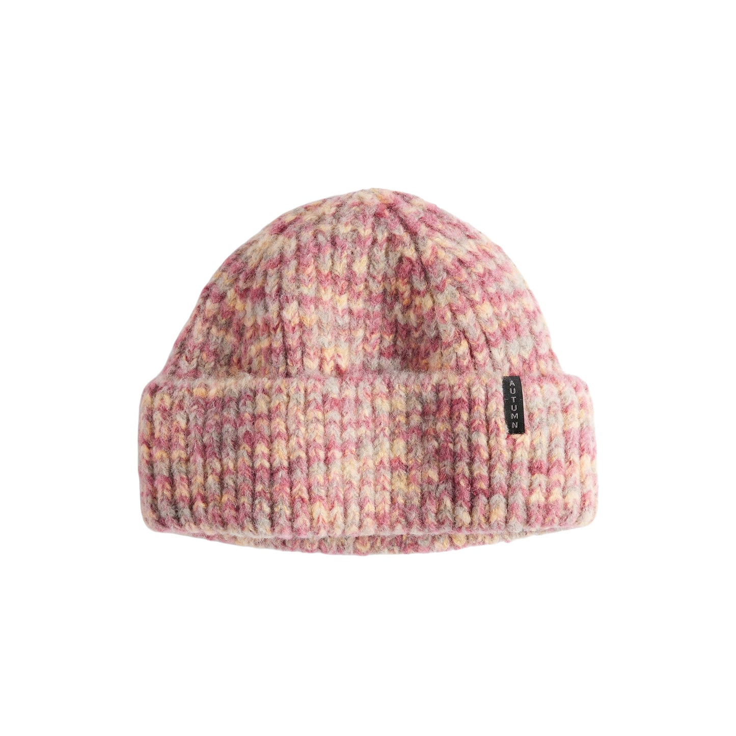 2026 AUTUMN MARBLE KNIT BEANIE RED