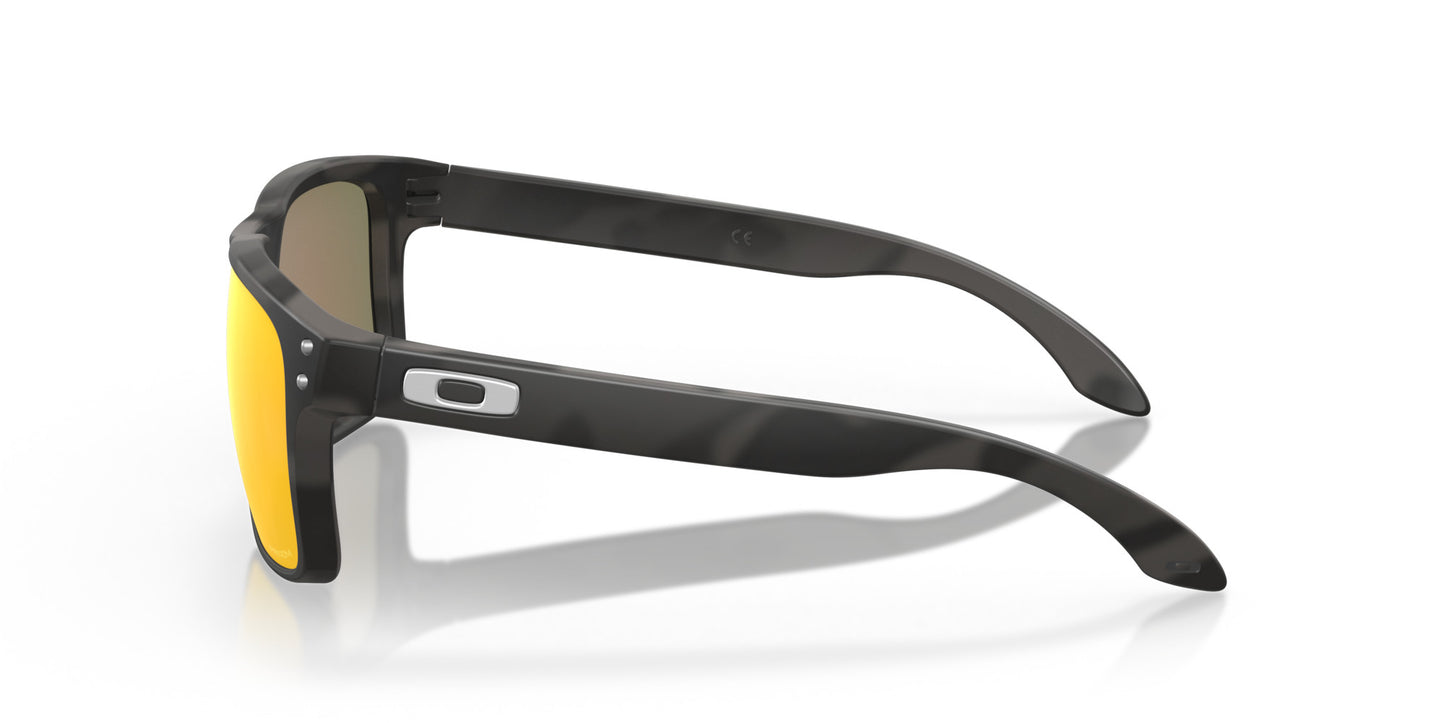 OAKLEY HOLBROOK MATTE BLK CAMO SUNGLASSES w/PRIZM RUBY
