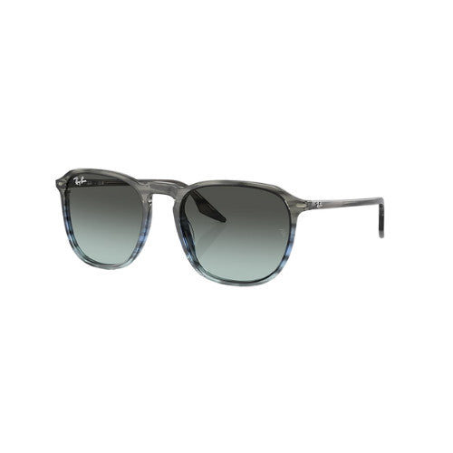 RAY-BAN RB2203 SUNGLASSES STRIPED GREY GRAD w/ BLUE VINT DEG BLACK