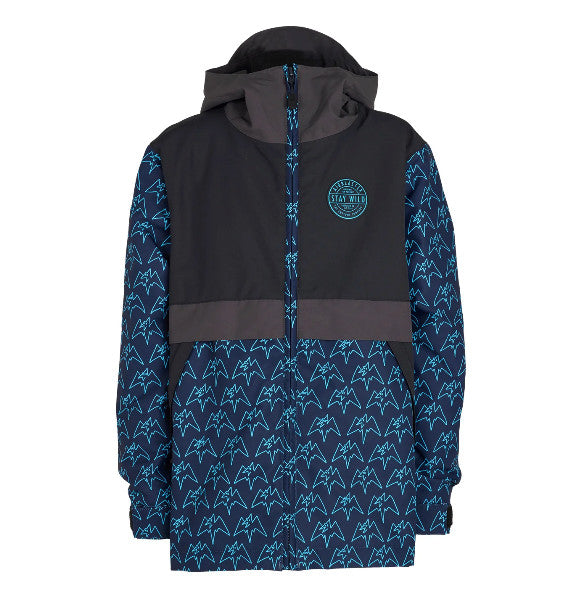 2025 AIRBLASTER YOUTH TRENCHER FULL ZIP JACKET BLUEBIRD TERRY
