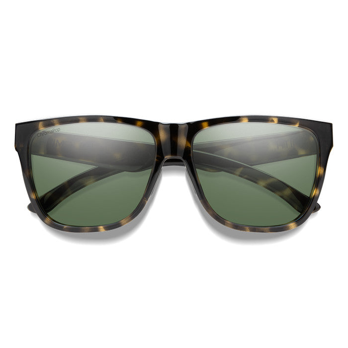 SMITH LOWDOWN XL 2 VINTAGE TORT SUNGLASSES W/ CP PLR GRYGRN