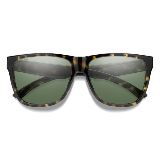 SMITH LOWDOWN XL 2 VINTAGE TORT SUNGLASSES W/ CP PLR GRYGRN