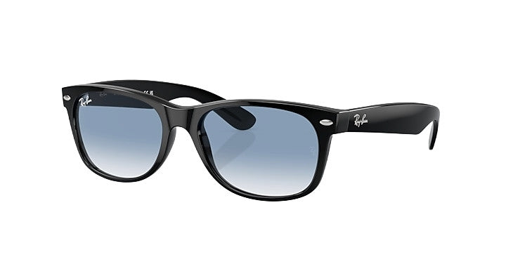 PLX RAY-BAN NEW WAYFARER SUNGLASSES BLACK/BLUE