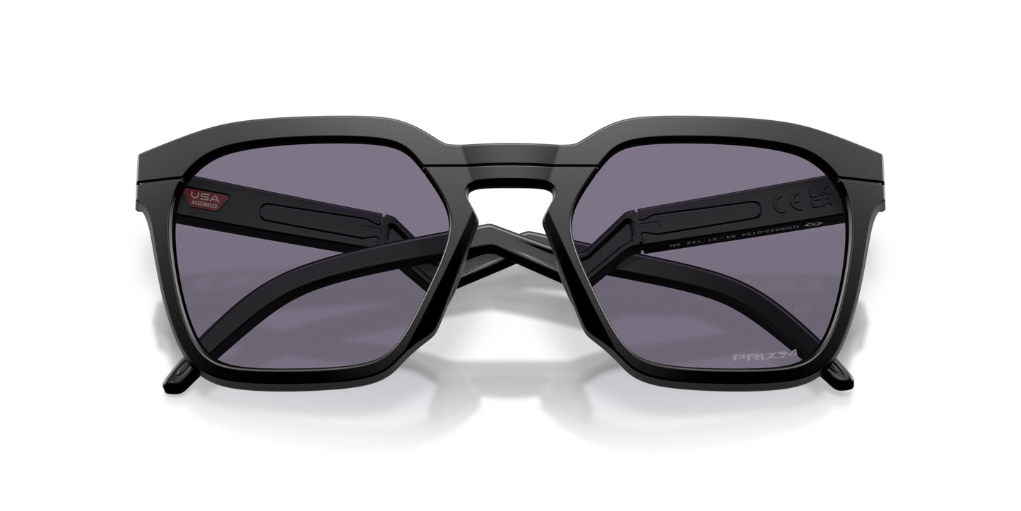 OAKLEY HSTN SQ MATTE BLACK SUNGLASSES w/ PRIZM GREY