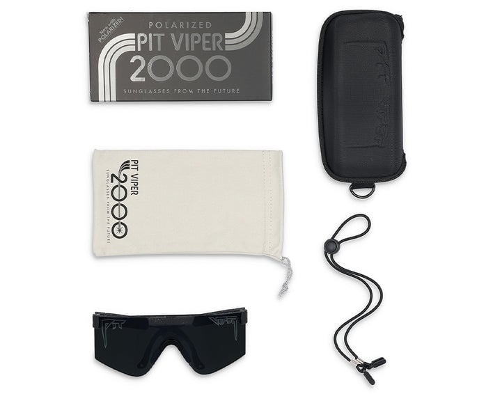 PIT VIPER THE BLACKING OUT POLARIZED 2000S SUNGLASSES