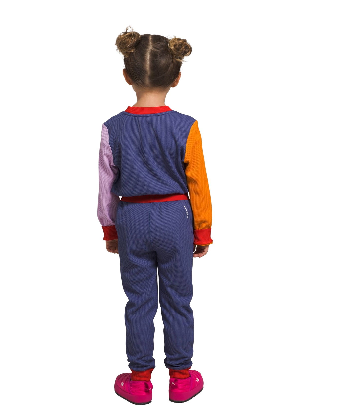 2024 TNF KIDS WAFFLE BASE LAYER SET CAVE BLUE