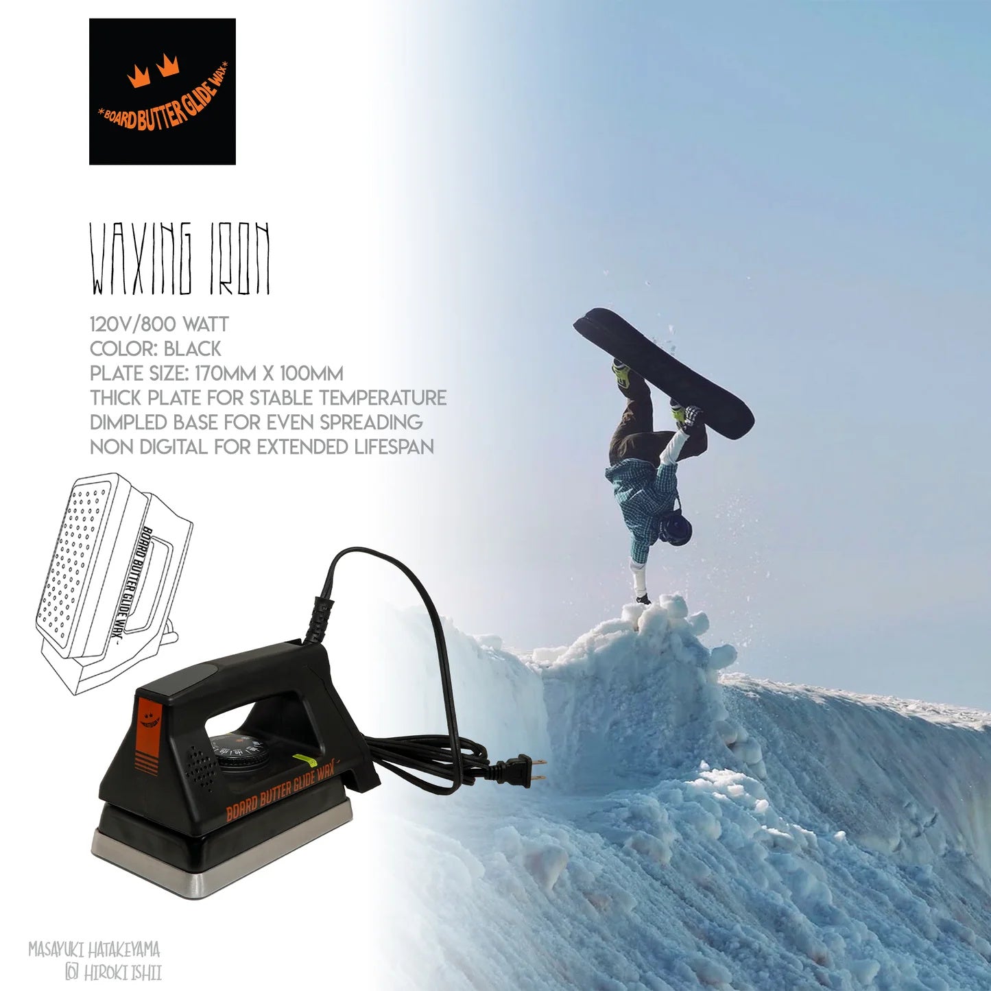 2025 BOARD BUTTER WAXING IRON 120v 800w