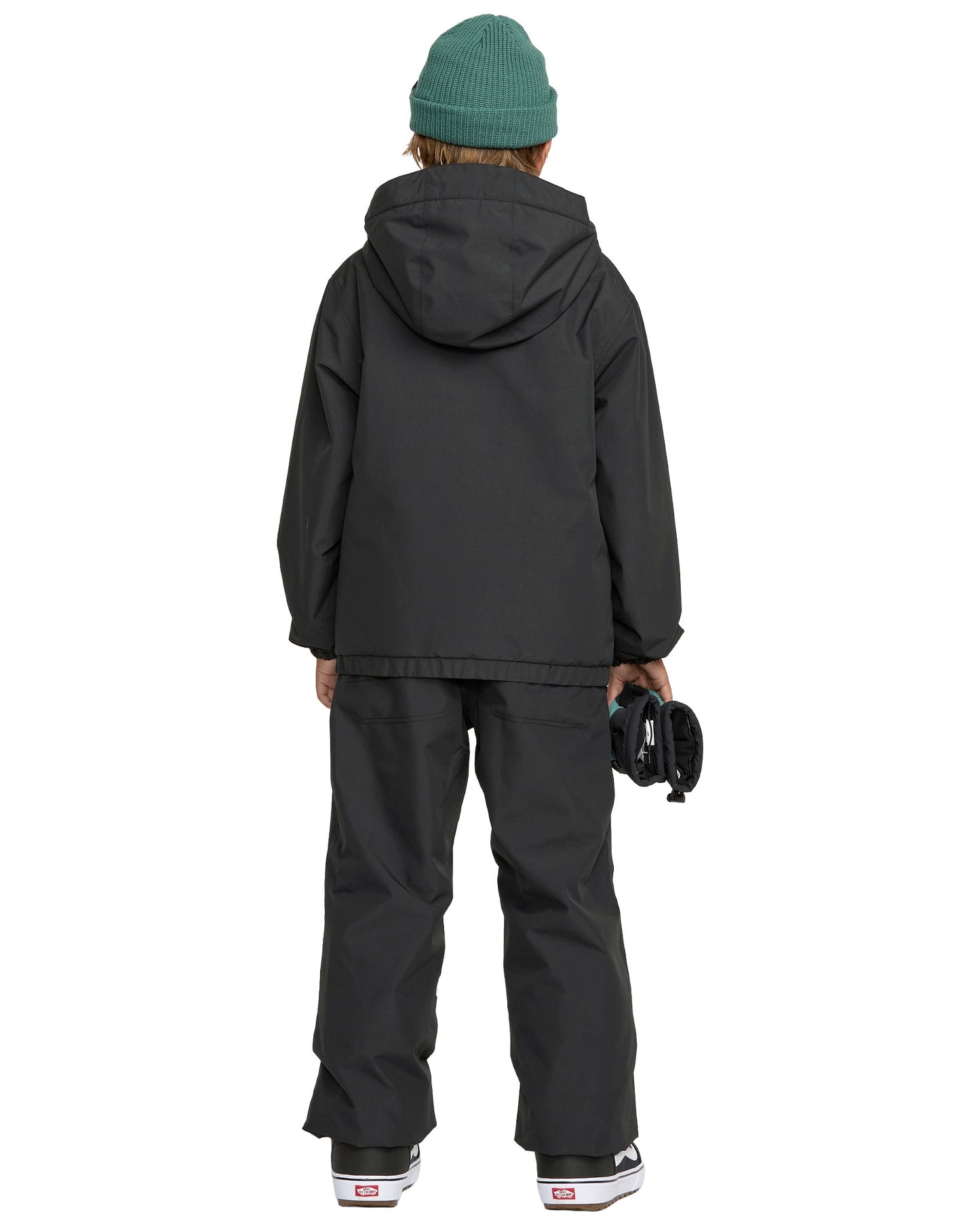 2026 VOLCOM KIDS CHAOS FULL ZIP JACKET BLACK