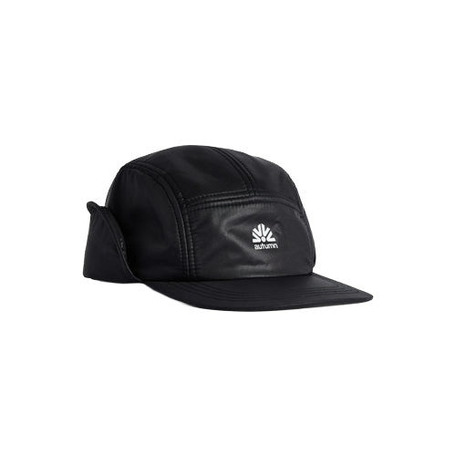 2025 AUTUMN PUFFY FLAP CAP BLACK