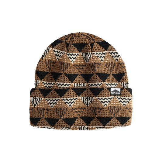 2026 AUTUMN LANDSCAPE BEANIE LIGHT BROWN
