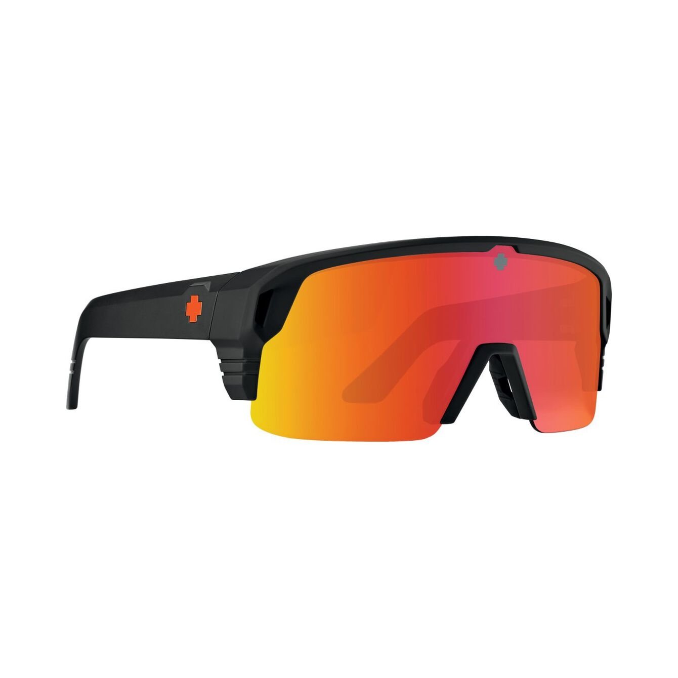SPY MONOLITH 5050 MATTE BLACK SUNGLASSES w/ HAPPY BRNZ ORANGE SPEC MRR