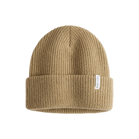 2026 AUTUMN YOUTH SOLID BEANIE CHINCHILLA