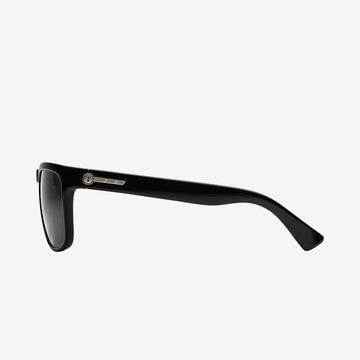 ELECTRIC KNOXVILLE GLOSS BLACK SUNGLASSES w/ GREY LENS