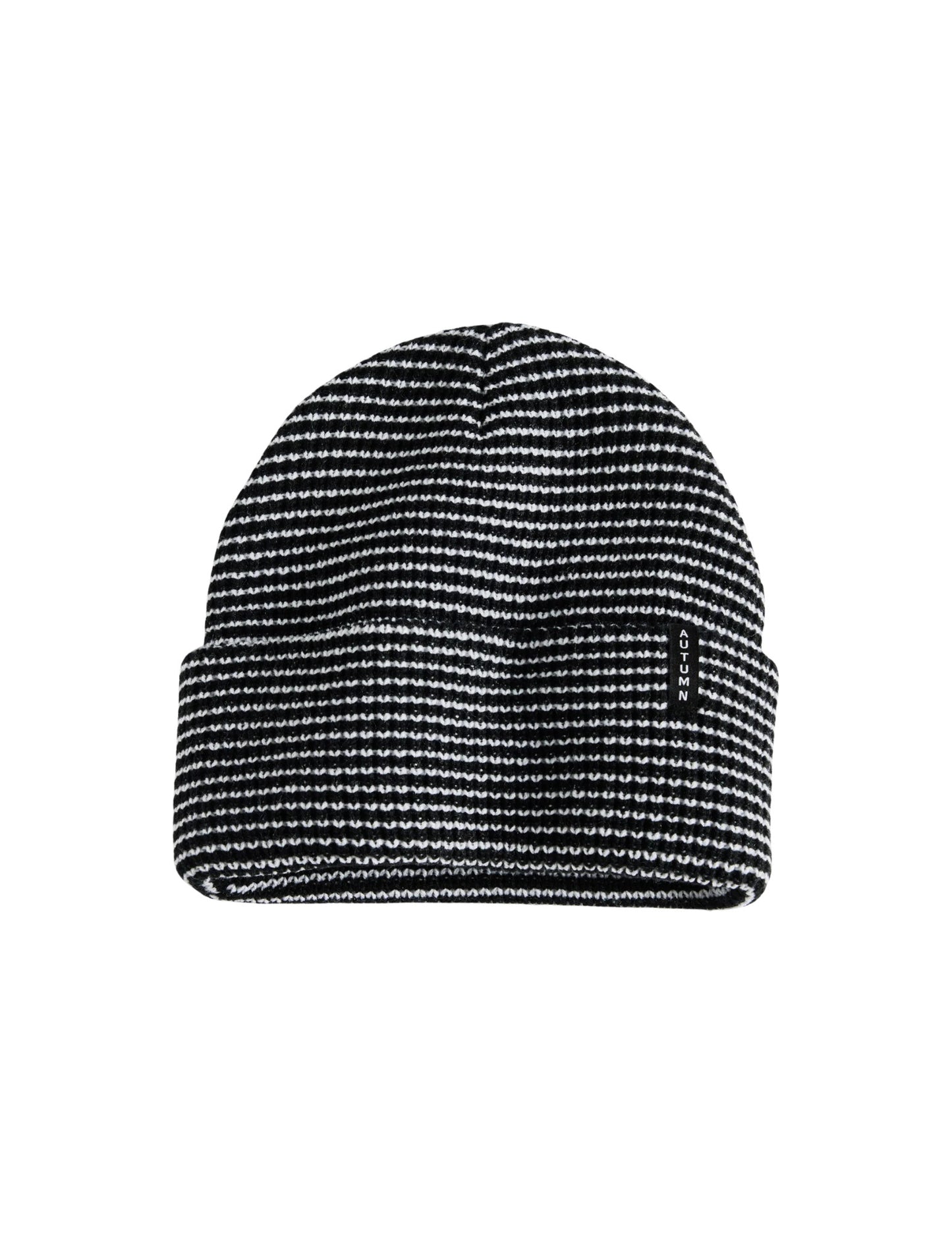 2025 AUTUMN SELECT STRIPE BEANIE BLACK