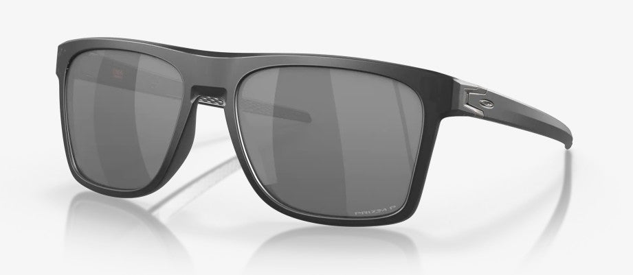 OAKLEY LEFFINGWELL MATTE BLK INK SUNGLASSES w/ PRIZM BLK PLR LENS