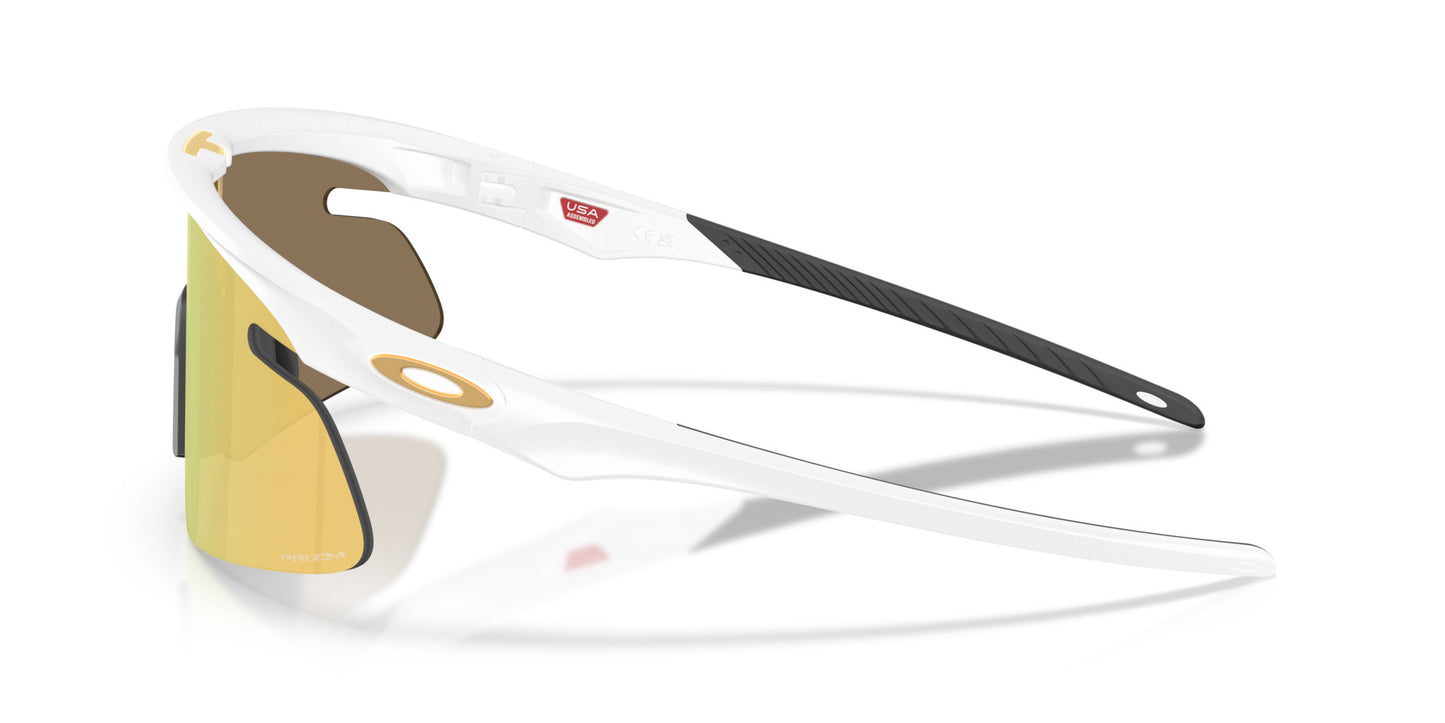 OAKLEY RSLV LITE MATTE WHITE SUNGLASSES w/ PRIZM 24K