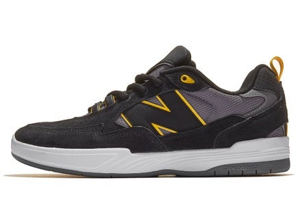 NEW BALANCE MENS NUMERIC 808 TIAGO SHOE SP24 BLACK/YELLOW