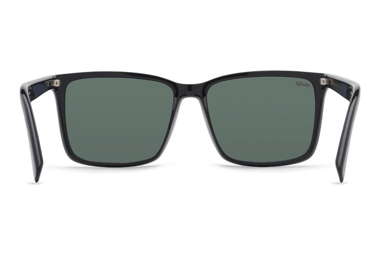 VONZIPPER LESMORE BLACK GLOSS SUNGLASSES w/ WILDLIFE VINTAGE PLR LENS