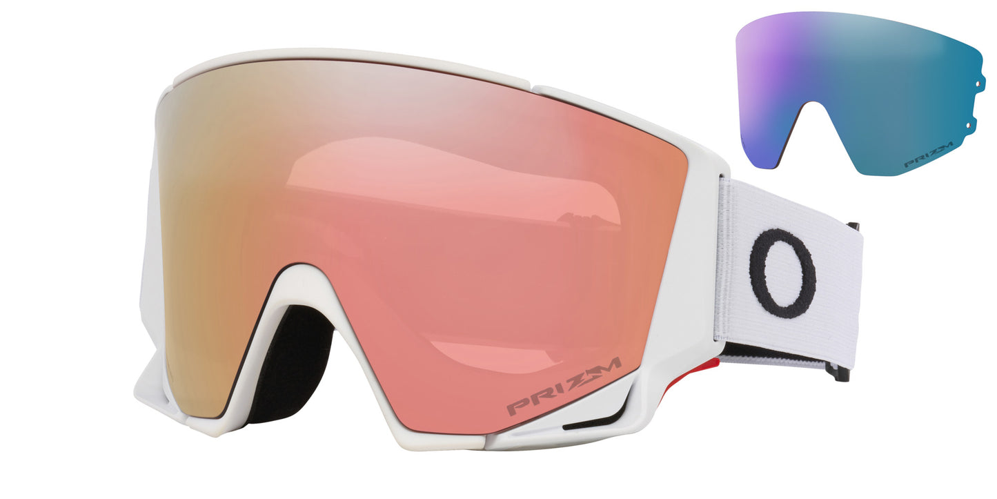 2026 OAKLEY FLOW SCAPE M GGL MT WHT w/PRIZM ROSE GOLD