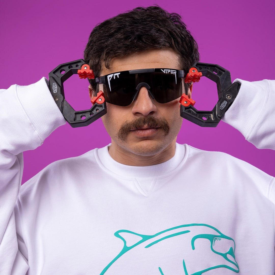 PIT VIPER THE SINGLE WIDES SUNGLASSES THE EXEC w/POLAR SMOKE