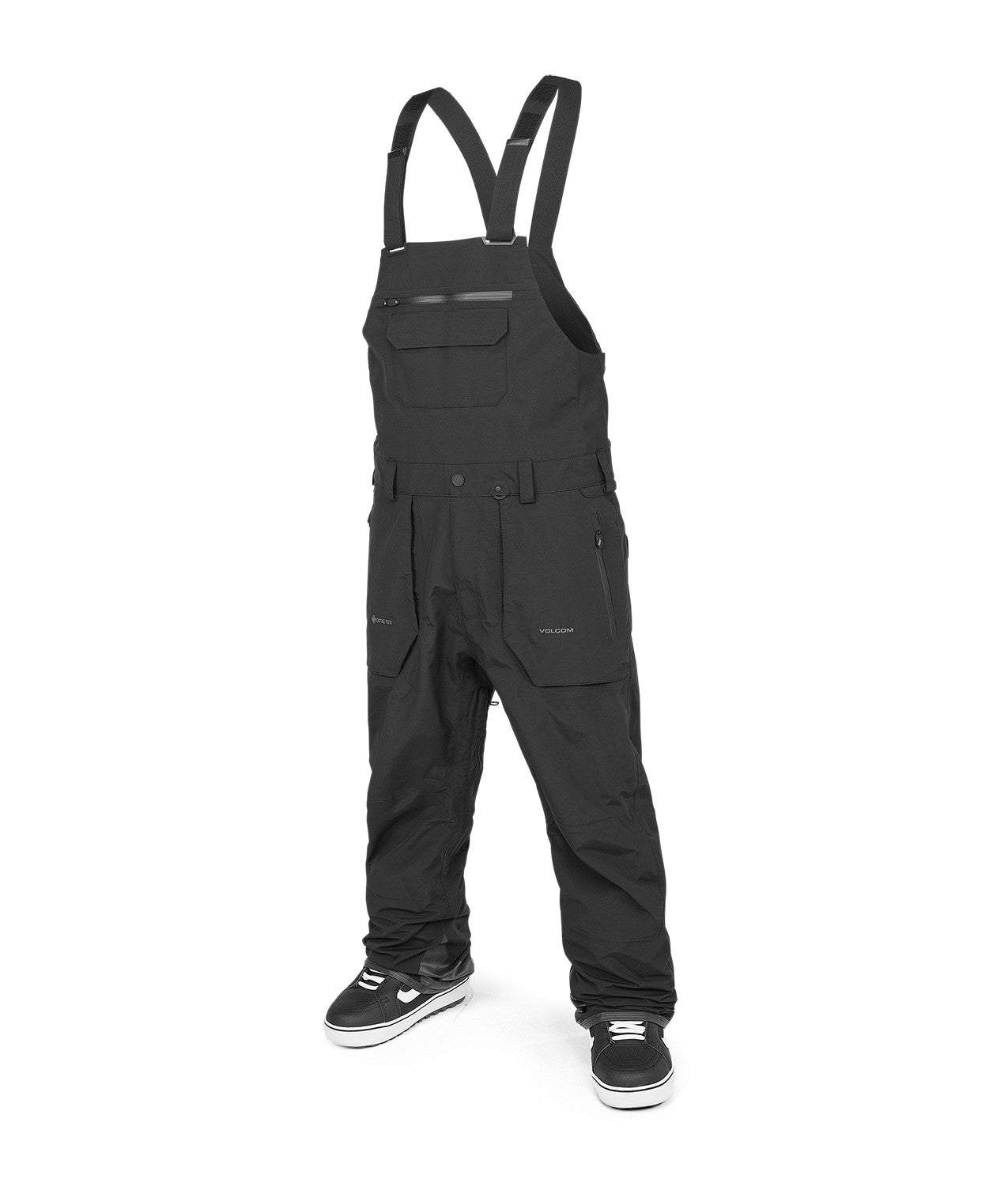 2025 VOLCOM RAIN GORE-TEX BIB PANT OVERALL BLACK