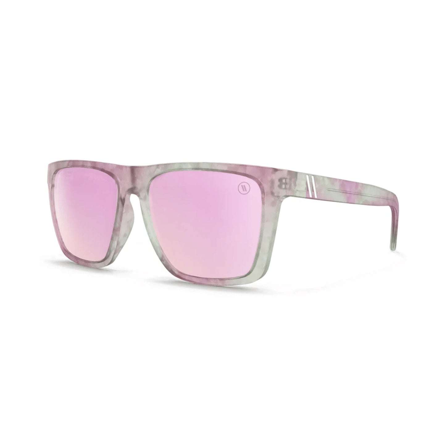 BLENDERS ROMEO PRETTY GANGSTA SUNGLASSES PINK TORT w/ PINK PLR LENS