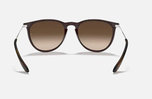 RAY-BAN ERIKA SUNGLASSES MIRROR BLUE ON LIGHT BRO w/BRWN GRD D