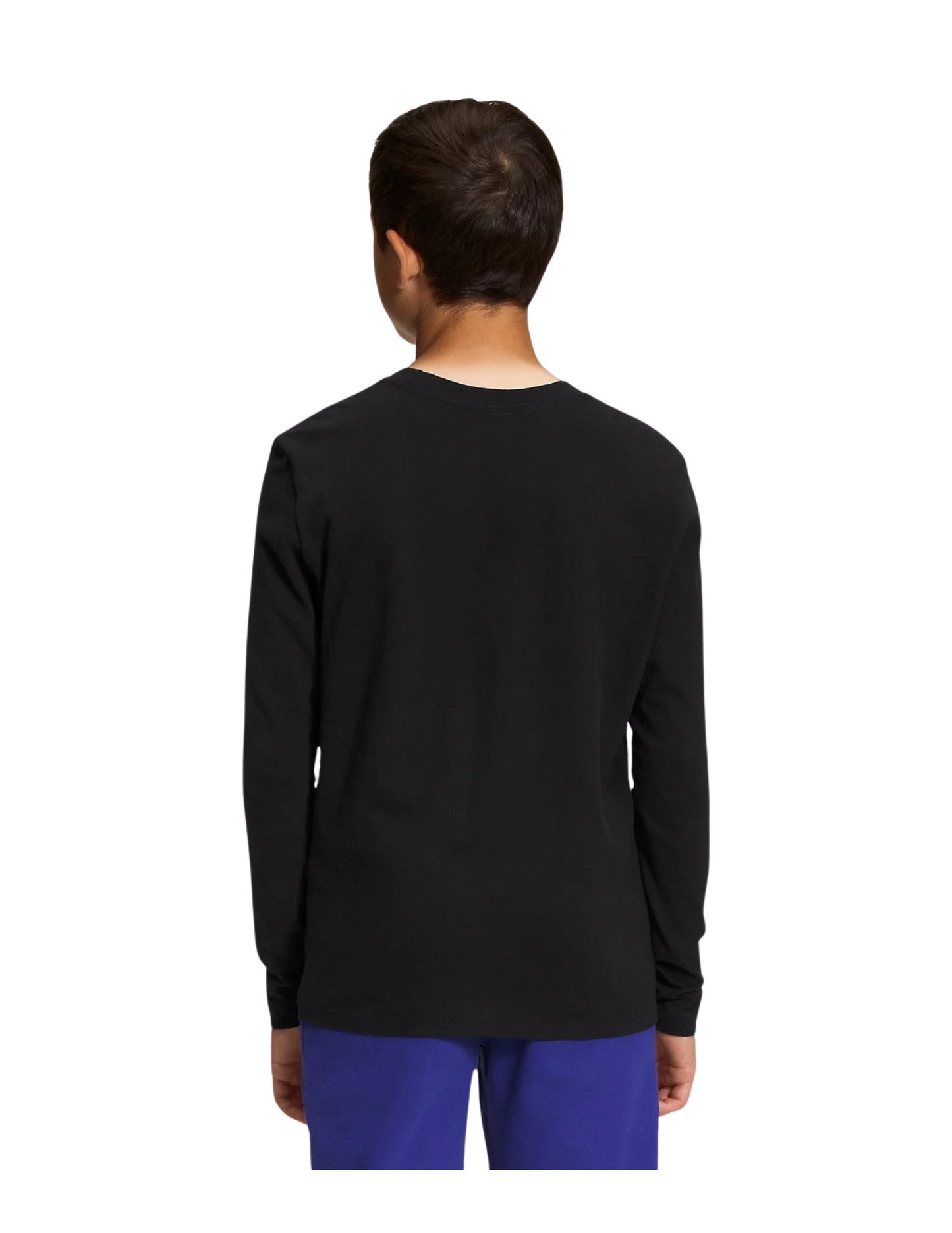 2023 TNF BOYS GRAPHIC LS TEE TNF BLACK