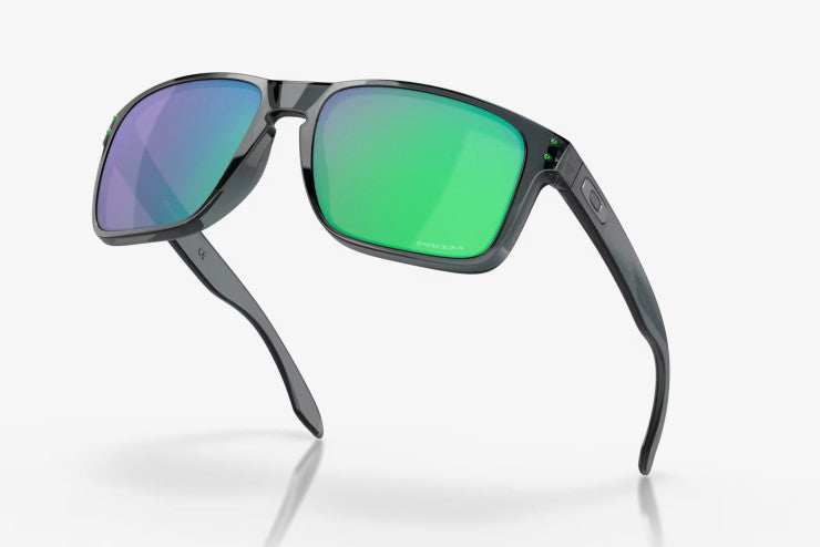 OAKLEY HOLBROOK XL CRYSTAL BLACK SUNGLASSES w/PRIZM JADE