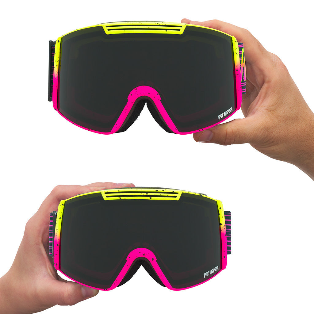 2026 PIT VIPER BACKSLAP LARGE GOGGLES THE FORMULA w/SMOKE