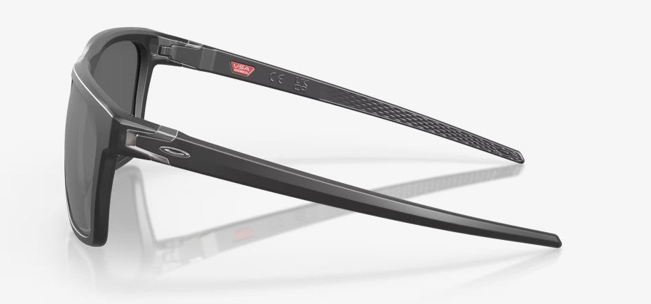 OAKLEY LEFFINGWELL MATTE BLK INK SUNGLASSES w/ PRIZM BLK PLR LENS