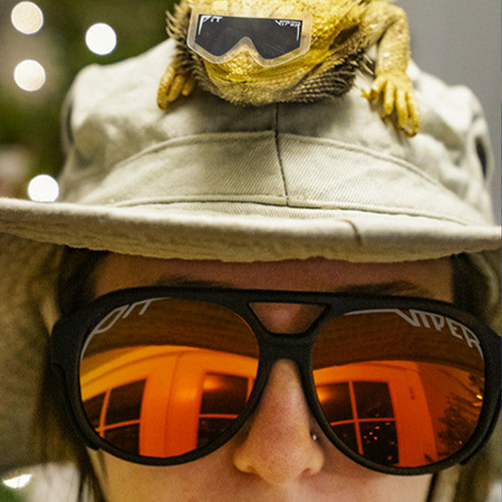 PIT VIPER THE RUBBERS POLARIZED EXCITERS SUNGLASSES